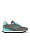Peru Genuine Leather Gray - Turquoise Women's Shoes 102 19250-g
