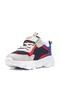 Little Hearts Daily Walking Sneakers—Gray, Navy Blue, Red - 2