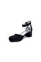 Girl's Black Glitter Heeled Evening Dress Shoes - 2