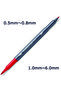 Staedtler 3001 Tb18 Marsgraphic Duo Brushed Double-Sided Felt Pen 1.0-6.0mm 18pcs