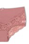 7-Piece Cotton Front Back V Lace High Waist Plus Size Women's Panties - 8