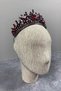 Burgundy Adela Shiny Stone Henna and Bridal Tiara – Wedding & Henna & Wedding, Stylish Design, Women's Accessory – - 6