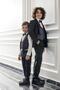 5-Piece Bow Tie Suit for Children and Teens - Graduation, Prom, Holiday and Wedding Groom Suit Nx- - 3