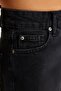 Siyah Yüksek Bel City Boy Denim Şort TWOSS23SR00199 - 6