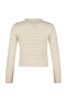 Stone Button-Detail Eyelet/Lace Knit Blouse-Cardigan Set TWOSS23HI00000 - 8