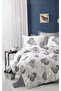 Gray Avangarde Double Duvet Cover Set with Elastic Sheets (160x200) - 2