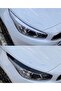 لمسة نهائية سوداء لامعة للحواجب الأمامية لسيارة Kia Ceed 2012-2016