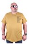 Men's Printed T-Shirt - Beyond Self 23128 Lemon, Large Size