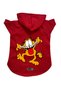 Hooded Fleece Sweatshirt Dog And Cat Outfit & Dress - Red New Garfield - Size Xl