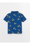 Lcw Baby Polo Neck Short Sleeve Printed Baby Boy T-Shirt - 2