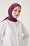 Women's Hijab Bamboo Scarf*eggplant Purple - 2