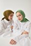 Women's Hijab Bamboo Scarf * Leaf Green - 8