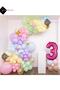 Unicorn Birthday Decorations and Rainbow Party Supplies for 3 Years Old Pink Girls