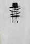 Black Adhesive Hair Dryer Hanger - 3
