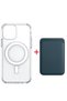 Transparent Case with Magsafe Feature + Magsafe Card Holder Compatible with iPhone X