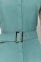 Mint Belted Midi Woven Shirt Dress TWOSS23EL01628 - 5