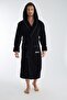 Racing Speed Embroidery Triga Curl Bamboo Cotton Men's Bathrobe