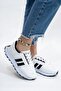 Men's Women's Casual White Black Sports Shoes Sneaker - 2