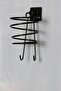 Black Adhesive Hair Dryer Hanger