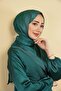 Şehr-i Şal Janjan Shiny Evening Dress Shawl - Bright Solid Color
