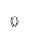 Sailor Rope Ring Design Snap-on Men's 316l Steel Earrings