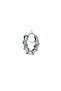 Sailor Rope Ring Design Snap-on Men's 316l Steel Earrings - 2
