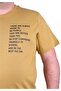 Men's Printed T-Shirt - Beyond Self 23128 Lemon, Large Size - 2