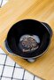 6 Piece Porcelain Good Luck Black Bowl Set - 3