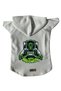 Hooded Fleece Sweatshirt Dog And Cat Outfit & Dress - White Astronaut Frankenstein - Size L