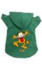 Hooded Fleece Sweatshirt Dog and Cat Outfit & Dress - Green New Garfield - Size L