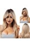 Exclusive Luxury Auburn Platinum Layered Wig