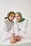 Women's Hijab Bamboo Scarf * Leaf Green - 5