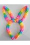 Pink Blue Green Yellow and Orange Color Rainbow Rabbit Eared Girl's Crown