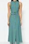 Mint Belted Midi Woven Shirt Dress TWOSS23EL01628 - 4