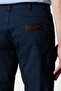 Men's Texas Slim Fit Slim Fit Regular Waist Navy Blue Stretchy Trousers - 4