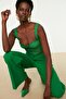 Green Zipper Detailed Blouse TPRSS22BZ0108 - 4