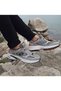 Athens Grey-Orange Memory Orthopedic Lightweight Sports Shoes - 2