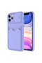 Apple iPhone 11 Pro Case with Card Holder Compartment Sliding Camera Protection Cover