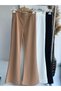 Ispanyol Crep Pantolon - 075 - Camel