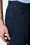 Men's Texas Slim Fit Slim Fit Regular Waist Navy Blue Stretchy Trousers - 3