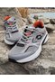 Athens Grey-Orange Memory Orthopedic Lightweight Sports Shoes - 8