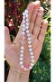Silver Transparent Heart Figure and Pearl Phone Charm Phone Strap - 3