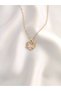 Women's 316l Stainless Steel Gold Zircon Stone Star Saturn Heart Necklace