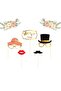 Speech Bubble Bride To Be Hat Theme Gilded Set of 5 - 2