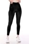 Women's Black Winter Velvet Lycra Leggings