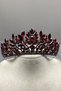 Burgundy Denver Full Stone Henna and Bridal Crown – Wedding & Henna & Wedding, Stylish Design, Women's Accessory – Ma - 8