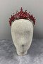 Red Annaber Stone Henna and Bridal Crown – Special Design, Accessory, Quality Production, Eye-Catching Style - 4