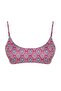 Geometric Patterned Bralette Bikini Top TBESS21BU0040 - 6