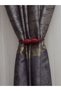 Magnetic Curtain Collector Accessory Claret Red