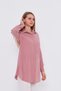Boyfriend Classic Hidden Pat Powder Pink Women's Shirt - 2